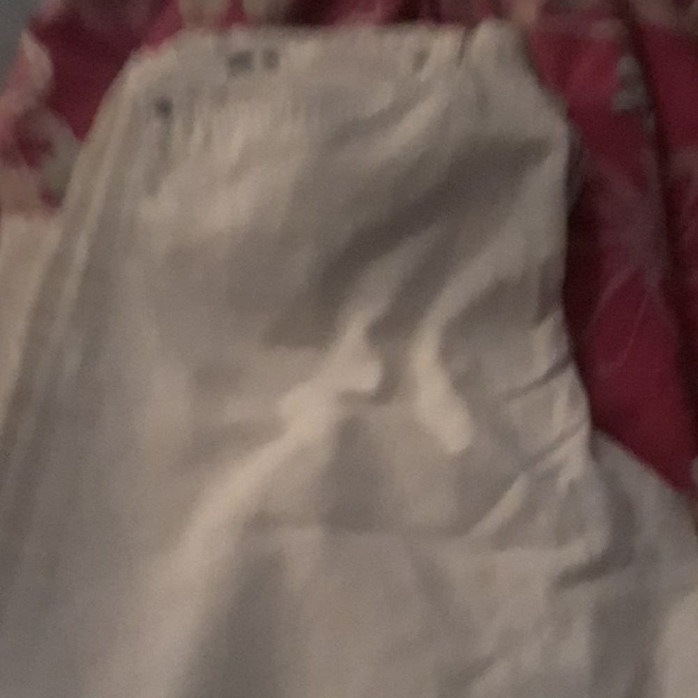 Long white pants